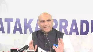 Congress Party Briefing by Shri Pallam Raju in Bengaluru, Karnataka