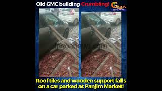 #Beware Old GMC building crumbling!