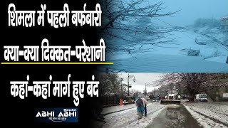 Shimla | Snowfall | Problems|