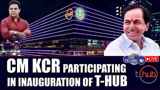 LIVE: CM KCR Participating in Inauguration of New Facility of T-HUB 2.O at Raidurg | Top Telugu TV
