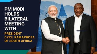 PM Modi Holds Bilateral Talks With His South African Counterpart President Ramaphosa, Munich l PMO