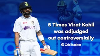 5 Times Virat Kohli was adjudged out controversially
