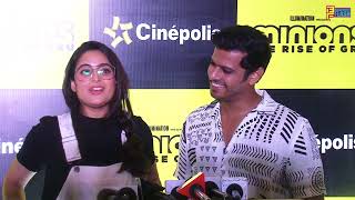 Ghum Hai Kisikey Pyaar Meiin Couple Neil Bhatt & Aishwarya Sharma Bhatt At Minions Movie Premier