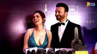 Ankita Lokhande With Husband Vicky At 8th International Iconic Awards 2022