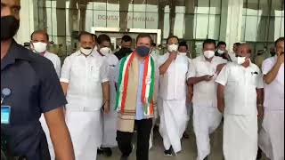 Shri Rahul Gandhi at Kannur International Airport, en route Wayanad Parliament Constituency