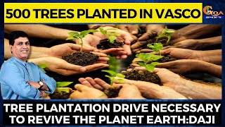 500 trees planted in Vasco by the Rotary Club + Navy