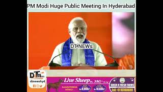 PM Modi Ki #Hyderabad Mai #Zabardast Public Meeting Jismai Sabse Sae Zyada Loag #Baher ke
