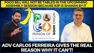 Carlos Ferreira gives the real reason why the POGO Bill will not be tabled in the Assembly session