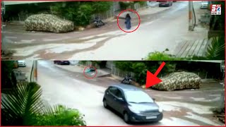 Rush Driving Karte Hue Ek Ladki Ko Maari Takkar | Kya Hai Sachchai | CCTV Footage | Rajendra Nagar |