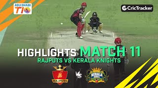 Rajputs vs Kerala Knights | Full Match 11 Highlights | Abu Dhabi T10 League Season 2