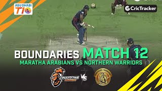 Maratha Arabians vs Northern Warriors | Full Boundary Highlights | Abu Dhabi T10 League Season 2