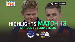Bengal Tigers vs Pakhtoon  Full Match 13 Highlights | Abu Dhabi T10 League Season 2
