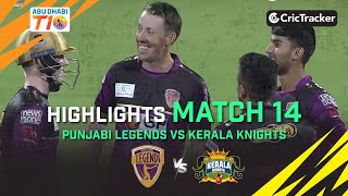 Punjabi Legends vs Kerala Knights | Full Match 14 Highlights | Abu Dhabi T10 League Season 2