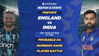 India vs England - 3rd T20I - Match Stats, Playing XI and Previews