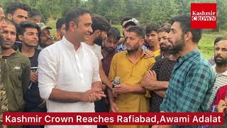 #AwamiAdalat:Rafiabad Mai Awami Adalat,Loag Pareshan Road Aur Baki Mushkilat:Shahid Imran Kay Sath