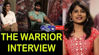 LIVE: Ustaad Ram Pothineni &Krithi Shetty Fun Filled The Warrior Interview |14th July |Top Telugu TV