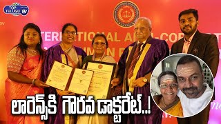 Raghava Lawrence Gets Honorary Doctorate For Social Service | Kanmani | Kollywood | Top Telugu TV