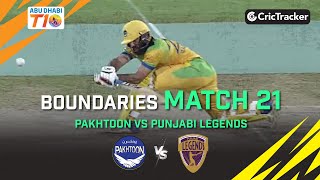 Full Boundaries Highlights| Punjabi Legends vs Pakhtoon | Abu Dhabi T10 League