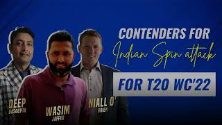 Niall O'Brien, Deep Dasgupta, and Wasim Jaffer Picks Contenders for Indian spin attack for T20 WC'22