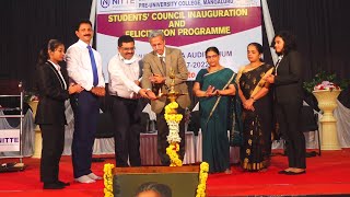 DR. N.S.A.M. PRE-UNIVERSITY COLLEGE || STUDENT COUNCIL INAUGURATION AND FELICITATION PROGRAMME
