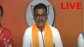LIVE : Konda Vishweshwar Reddy cloudburst powerpoint | Bharatiya Janata Party Telangana | s media