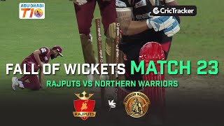 Fall of Wickets | Rajputs vs Northern Warriors | Abu Dhabi T10 League
