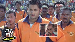 SS Rajamouli Sye Kannada Movie Scenes | Pradeep Rawat & Nithin on Ground for Ragbi Game