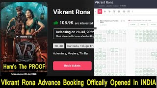 Vikrant Rona Advance Booking Officially Opened In India, Rajkamal Talkies, Mysuru Opened The Shows