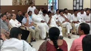 Shri Rahul Gandhi and Congress MPs at Kingsway Camp, New Police Lines
