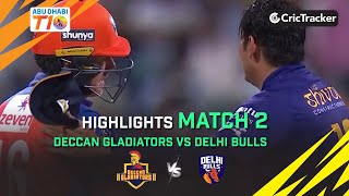 Deccan Gladiators vs Delhi Bulls | Match 2 Highlights | Abu Dhabi T10 Season 3