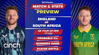 England vs South Africa - 1st T20I Match Stats, Predicted Playing XI, and Previews