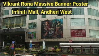 Vikrant Rona Massive Banner Poster Spotted At Infiniti Mall, Andheri West, Mumbai