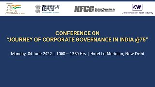 Conference on "Journey of Corporate Governance in India@75"