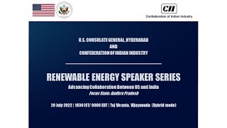 RENEWABLE ENERGY SPEAKER SERIES | Advancing Collaboration Between US & India