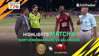 Northern Warriors vs Qalandars | Match 6 Highlights | Abu Dhabi T10 Season 3