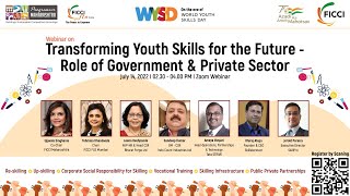 Transforming Youth Skills for the Future - Role of Government & Private Sector