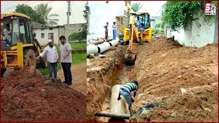 Drainage Line Ka Kaam Hua Shuru | Jalpally Municipal Chairman Abdullah Saadi Ka Daura | SACH NEWS |