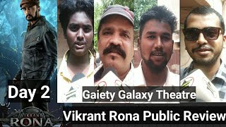 Vikrant Rona Public Review Day 2 First Show Hindi Version At Gaiety Galaxy Theatre In Mumbai