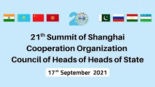 Prime Minister's address at the Plenary Session of the 21st Meeting of SCO Council of Heads of State