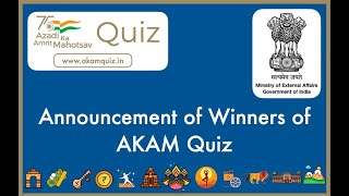 Announcement of Winners of AKAM Quiz (February 21, 2022)