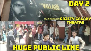 Ek Villain Returns Movie Huge Public Line Day 2 At Gaiety Galaxy Theatre In Mumbai
