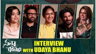 Sita Ramam Movie Team FUNNY Interview With Anchor Udaya Bhanu | Dulquer | Rashmika | Mrunal