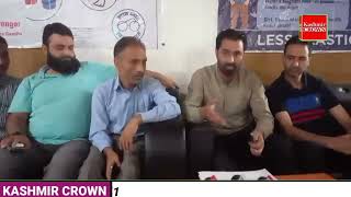 Press conference SUP has banned by Govt,  an awareness programme has held by M C Council Pulwama