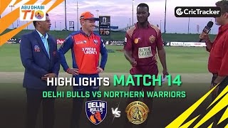 Northern Warriors vs Delhi Bulls | Match 14 Highlights | Abu Dhabi T10 Season 3