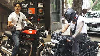 Sidharth Roy Kapur Ke Birthday Brunch Par Bike Se Pohche  Ishaan Khatter Aur Prateik Babbar