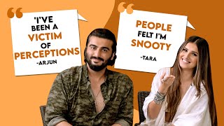 Arjun Kapoor & Tara Sutaria on insecurities, perceptions, being called snobbish, catfight reports
