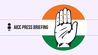 Congress party briefing by Abhishek M Singhvi, Jairam Ramesh and Ajay Maken at AICC HQ