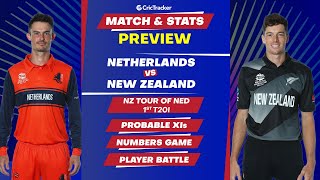 Netherlands vs New Zealand - 1st T20I Match Stats, Predicted Playing XI and Previews