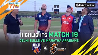 Delhi Bulls vs Maratha Arabians | Match 19 Highlights | Abu Dhabi T10 Season 3