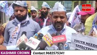"padyatra" (Paidal March)  held AAP in Thannamandi constituency.